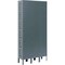 Global Industrial Heavy Duty Ventilated Steel Locker, Six Tier, 3-Wide, 12x12x12, Unassembled, Gray 493155GY - alternate 5